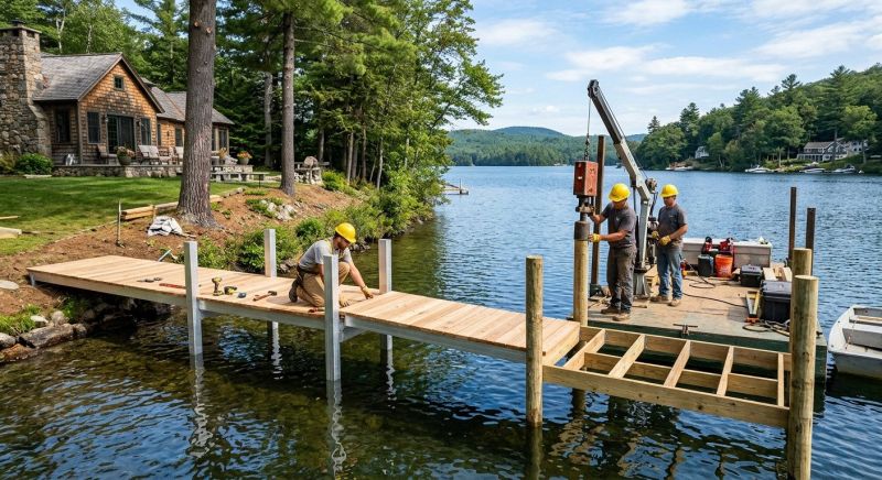 Boat Dock Installation in Overland Park, KS